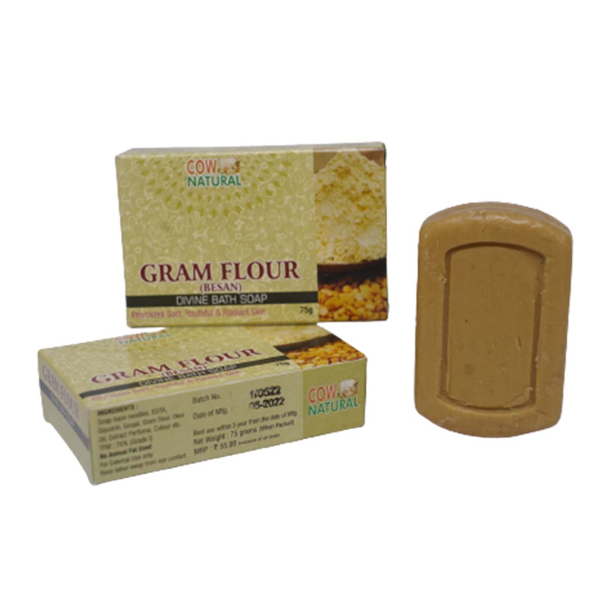 CowNatural Gram Flour Soap CowNatural Gram Flour Soap - Image 1