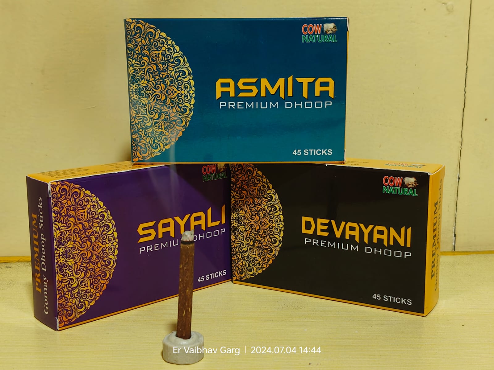 ASD-3 CowNatural Devayani Premium Dhoop Sticks - Image 4